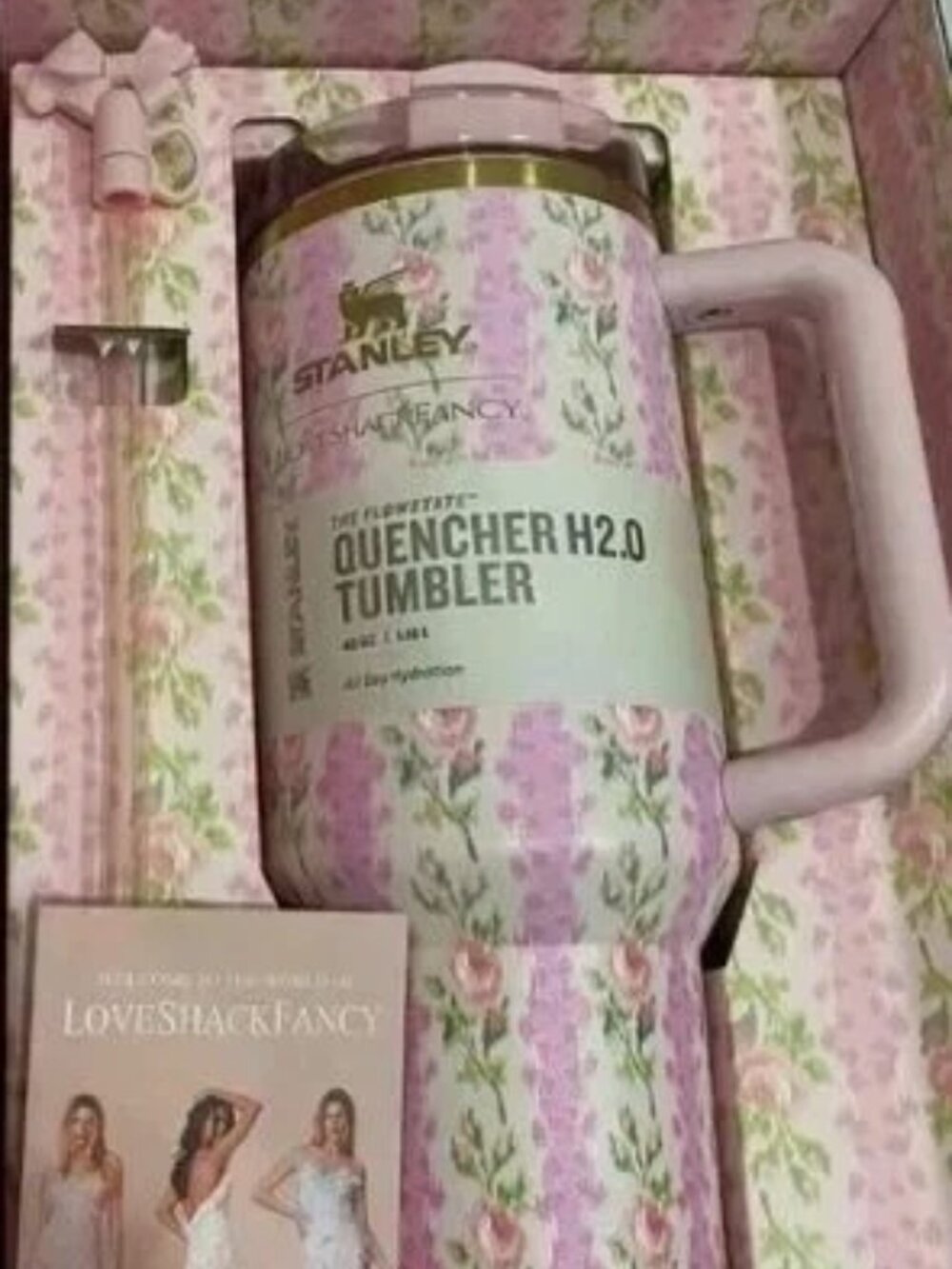 Stanley X Love Shack Fancy 40Oz Quencher Tumbler – Blooming Heirloom Edition